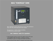 Tablet Screenshot of macenergia.com